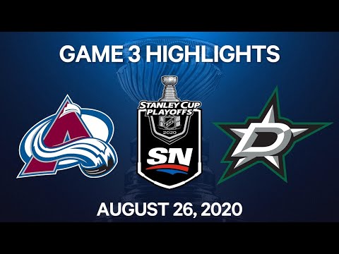 NHL Highlights | 2nd round, Game 3: Avalanche vs. Stars – Aug. 26, 2020
