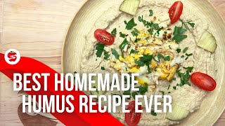 Best Homemade Hummus Recipe | How to Make Authentic Turkish Hummus