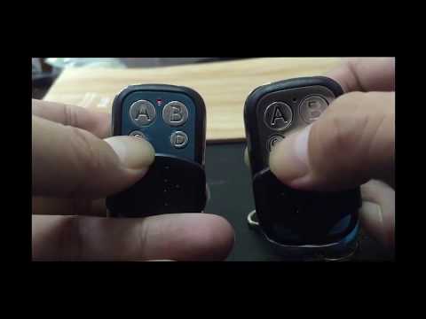 433MHz Universal Cloning Door Remote Control Key Compatible with Garage Door Openers