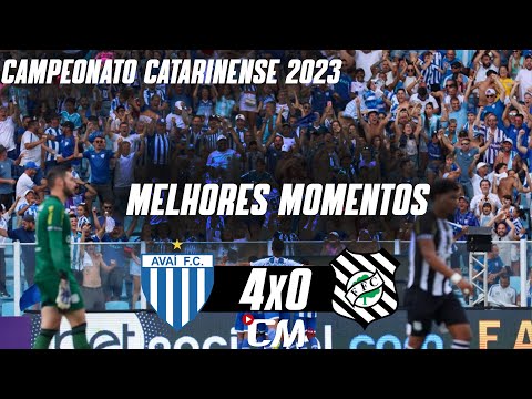 AVAÍ 4 X 0 FIGUEIRENSE | MELHORES MOMENTOS | CAMPEONATO CATARINENSE 2023
