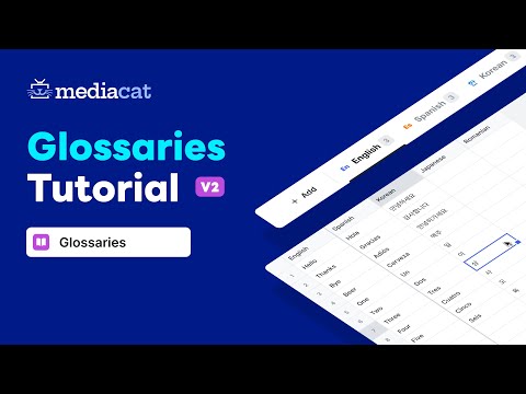 How to Improve Your Translation Skills with MediaCAT: The Glossary Renewal