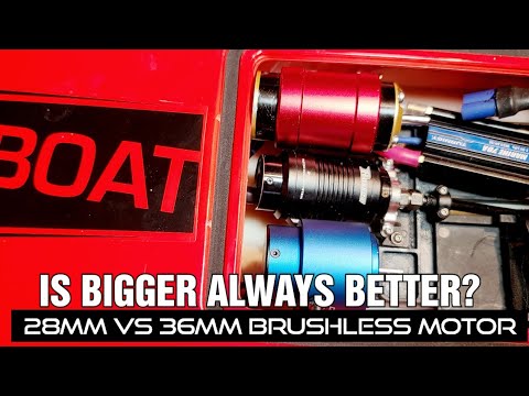 Will It Go Faster With A Small Block  Blackjack 24 - RC Boat Brushless Motor Swap