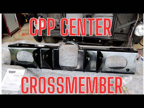 Installing the CPP Center Crossmember on a 1963- 1972 Chevy C10 - Project Harold