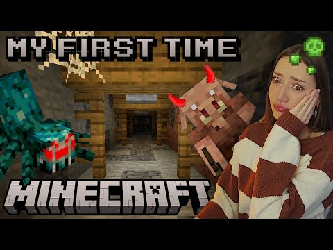 1st Playthrough · Evil Piglins & Nasty Spiders · MINECRAFT [15]