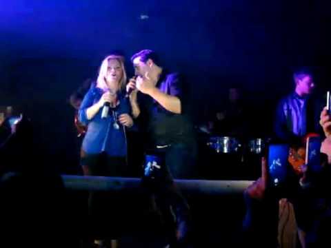LA DIOSA GISSELLA Y GERARDO VARGA EN KONGA PRESENTANDO AMANTES ETERNOS