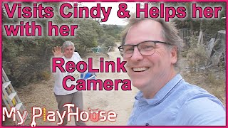 Visiting Cindy Vine - Helping with LG TV & Reolink WiFi CAM - 1532