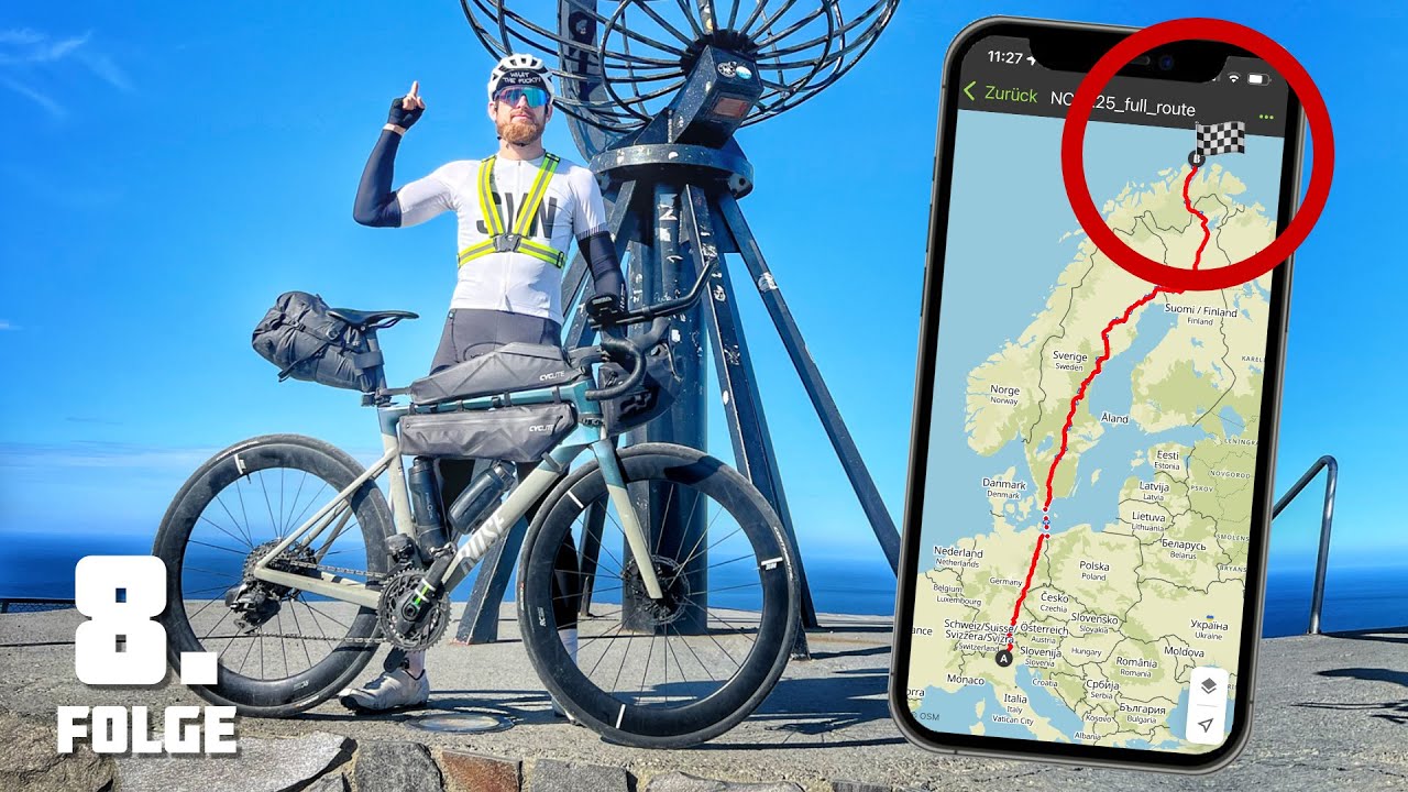 Platz XX von 536 - 4.000km mit dem Fahrrad ans Nordkap - Ultra Race - Folge 8