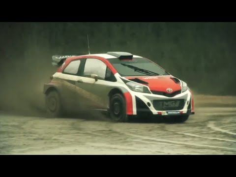 Toyota Yaris WRC first test