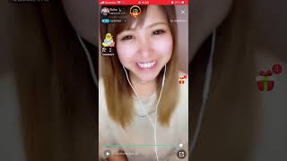 ライブ配信　メイドコス　谷間