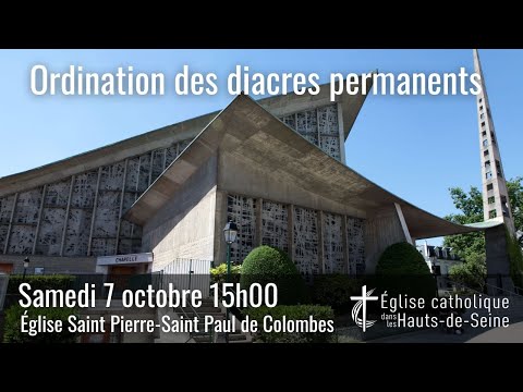 Ordination des diacres permanents, présidée par Mgr Rougé.