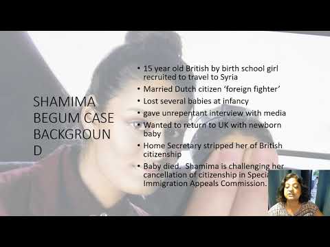 The Shamima Begum case in the Court of Appeal