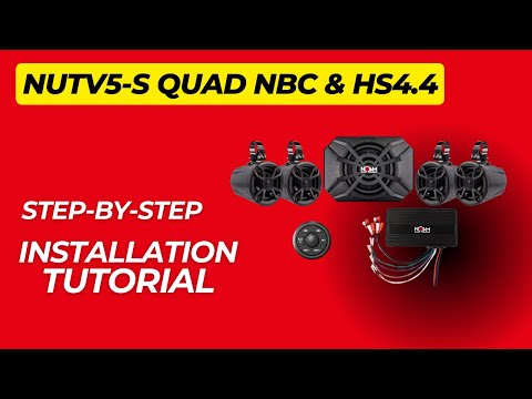 NUTV5-S QUAD system, Step-By-Step installation guide with the new NBC and the new HS4.4 amplifier
