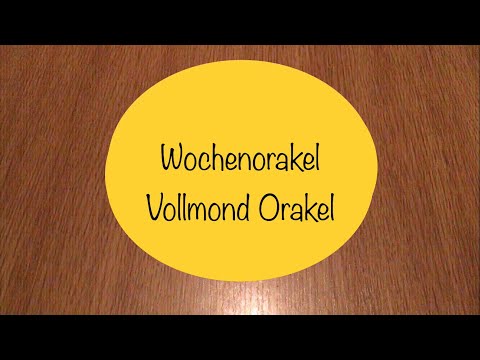 Vollmond - Wochenorakel 13.1. - 19.1.2025