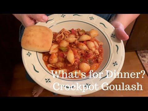 What's for Dinner? Crockpot Goulash