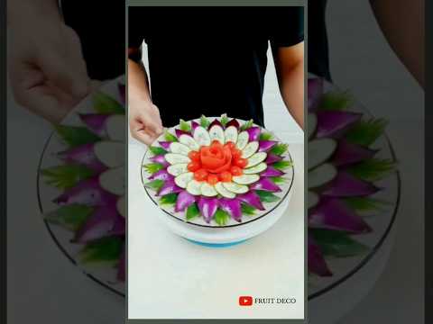 Vegetable art #foodstyling #fruitcarving #vegetableart