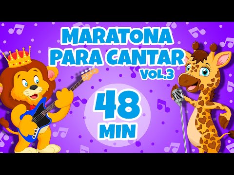 Maratona para Cantar com a Giramille Vol. 3 - Giramille 48 min | Desenho Animado Musical