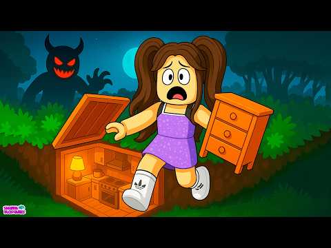 MONTEI UM BUNKER PARA ME PROTEGER DAS NOITES PERIGOSAS - ROBLOX