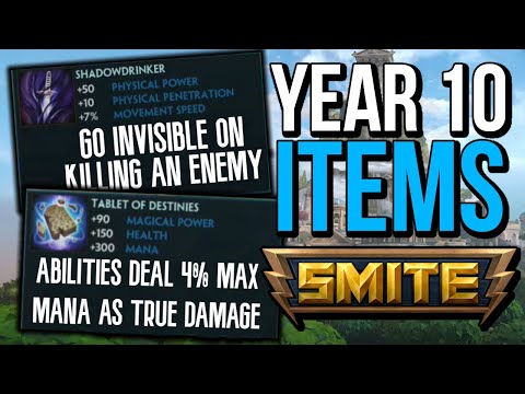 New Year 10 Items & Reworks Look INSANE | SMITE