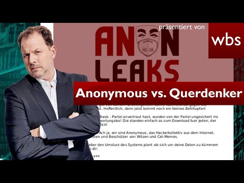 Anonymous erklärt Querdenker-Partei „dieBasis“ den Krieg | Anwalt Christian Solmecke