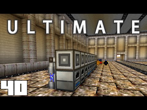 Minecraft Mods FTB Ultimate - AUTOMATIC SMELTING !!! [E40] (HermitCraft Modded Server)