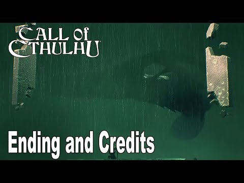 Call of Cthulhu: The Official Video Game - Endings and Credits [HD 1080P]