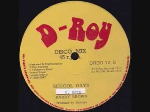 D Roy Rcds   DRDD 12B   Barry Brown   School Days   Side B
