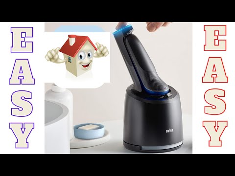 Braun Series 6 Cleaning Station Instructions | Yellow Light, Blue Light, Red Light | How To Clean