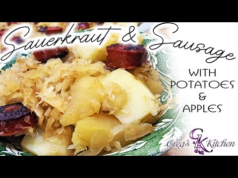 Old-Fashioned Sauerkraut and Smoked Sausage Recipe | One-Pan Comfort Meal