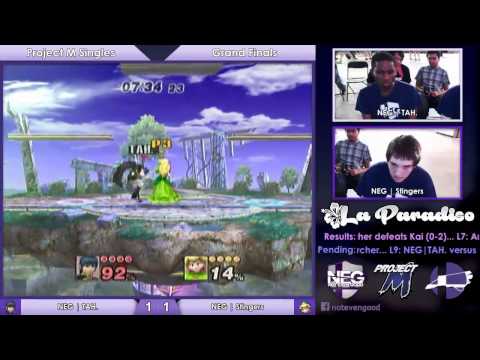 [La Paradiso] PM Grand Finals - NEG TAH. (Marth) vs NEG | Stingers (Peach)