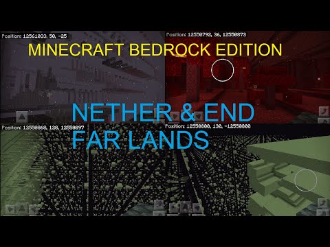 Minecraft Bedrock Edition: NETHER & END FAR LANDS + Overworld Skygrid No More?