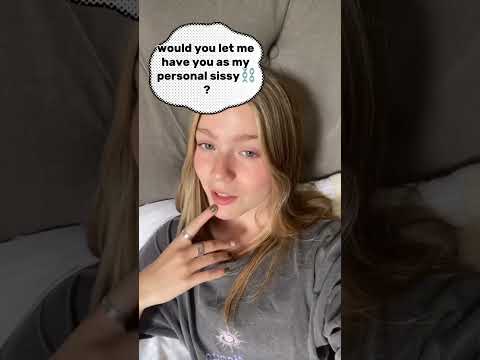 would you let me ?#sissyboy #sissy #goddess