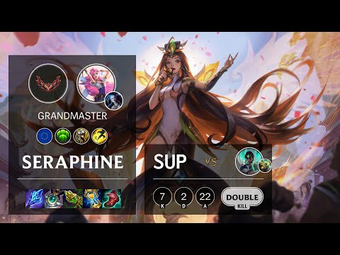 Seraphine Support vs Karma - EUW Grandmaster Patch 12.3