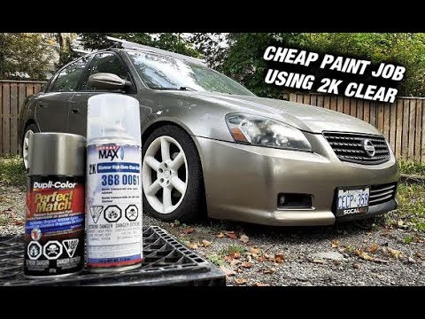 Dupli-Color Paint Job With 2K Clear Coat