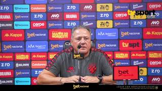COLETIVA TÉCNICO INTERINO MÁRCIO GOIANO (SPORT 3x0 RETRÔ)