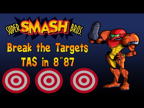 スマブラ６４ ~ Samus [BtT] ~ 8"87 (TAS)