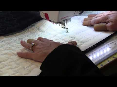 Grid-based quilting designs every week; #12 Lollipops