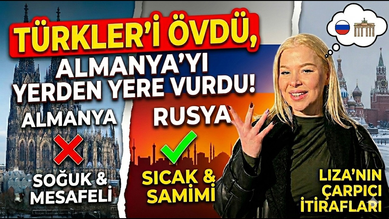 Liza Neden Almanya'yı Terk Etti ? Türkleri Övdü, Almanya’yı Yerden Yere Vurdu !