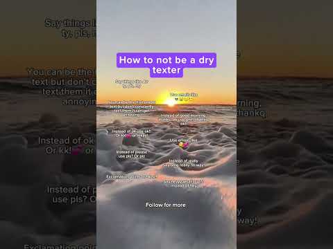 How to not be a dry texter? #howtonotbeadrytexter #dry texter #conversation #shorts