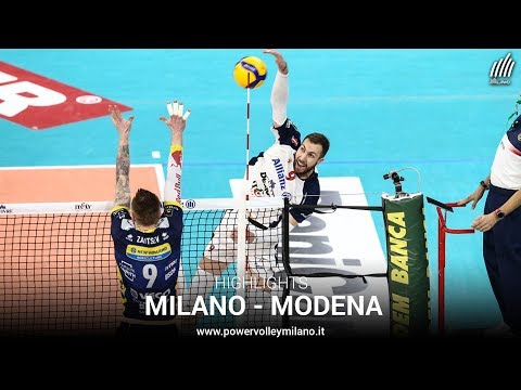Superlega, highlights Milano - Modena