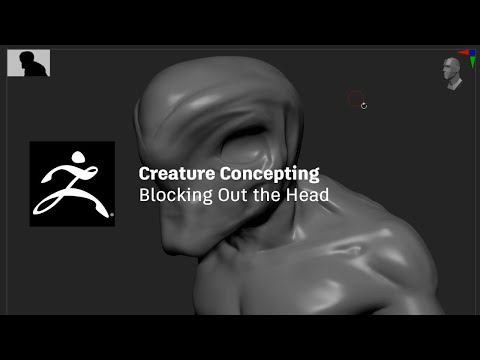 3D Creature Concepting with Maya and ZBrush - Lesson 4 / 24