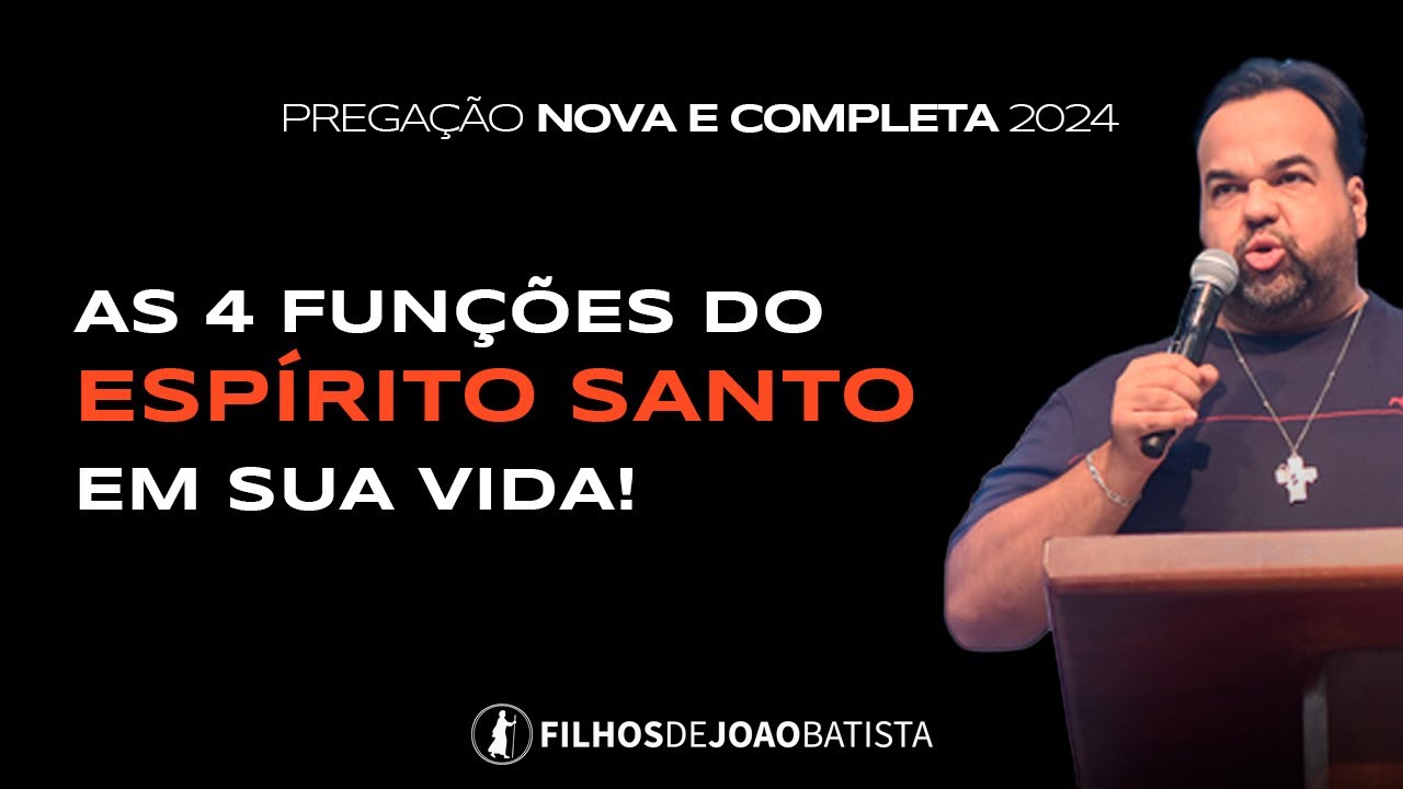 As 4 funções do Espírito Santo em sua vida - Moisés Rocha | Pregação nova e completa