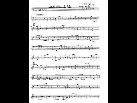 Weather Bird Louis Armstrong and Earl Hines Transcription