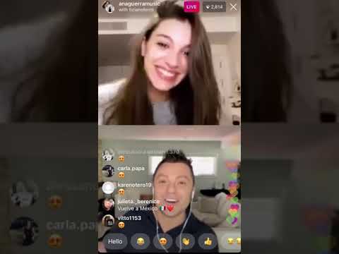 Ana Guerra e Tiziano ferro in Diretta?