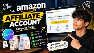 How to Create Amazon Affiliate Account in India (2026) | Step-by-Step Tutorial