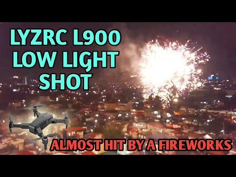 L900 BRUSHLESS DRONE LOW LIGHT SHOT | TEST FLIGHT | BEGINNERS CHEAP DRONE