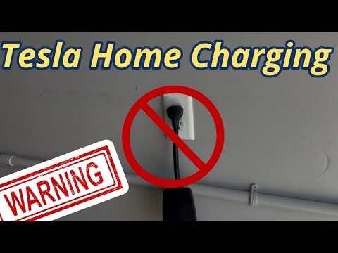 Tesla Home Charging Options & A Warning Against 120v Regular Outlet Charging W/ Mobile Connector