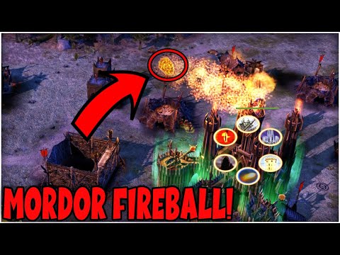This Mordor FIREBALL Destroys Armies!!! | Battle for Middle Earth | BFME 2 ROTWK 2.02