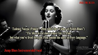 Jump Blues Jam  Vintage Swingin’ Guitar &amp; Horn Driven Groove