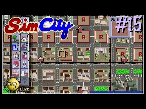 Let's Play Sim City (SNES) Part 15: Scenario-Detroit Crime 1972