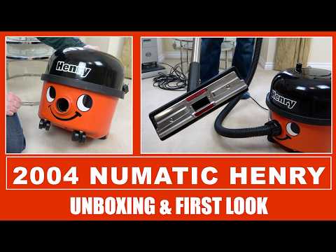 2004 Numatic  Henry Vacuum Cleaner Unboxing & First Look